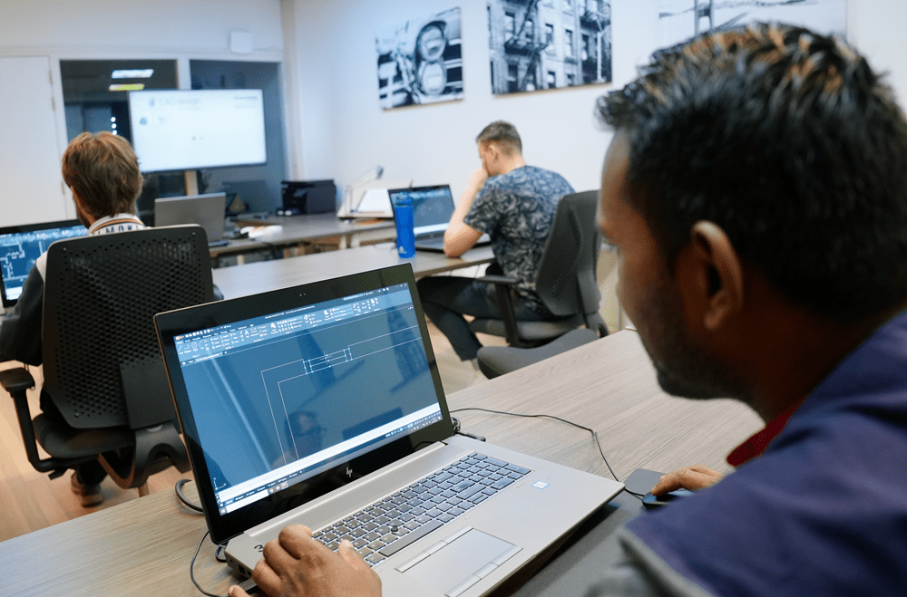 AutoCAD en Fusion cursuslokaal