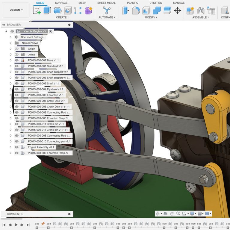 Product in Fusion 3D programma