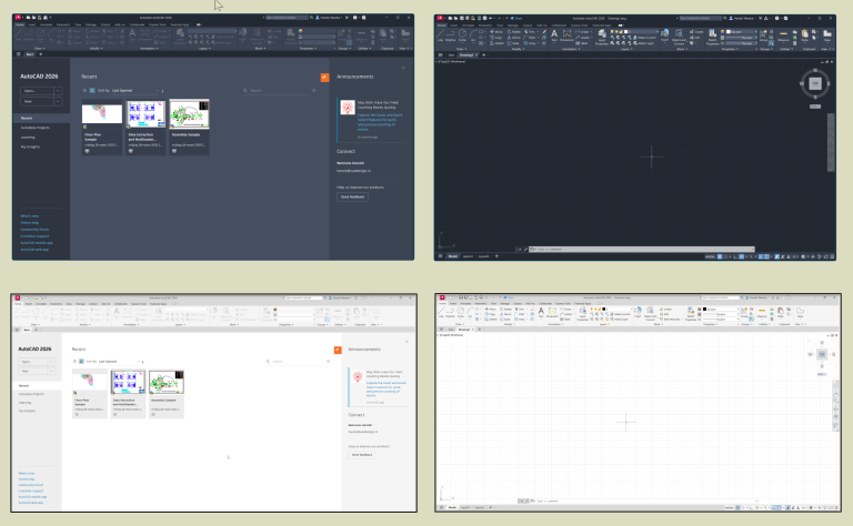 Voorbeelden AutoCAD kleurenschema